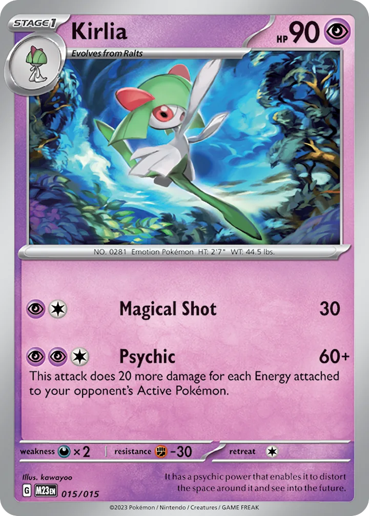 Kirlia, McDonald's Match Battle 2023 015/015