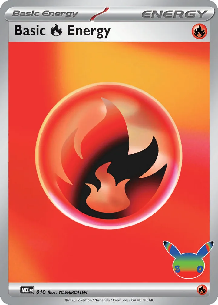Basic Fire Energy, Mega Evolution Energy 010