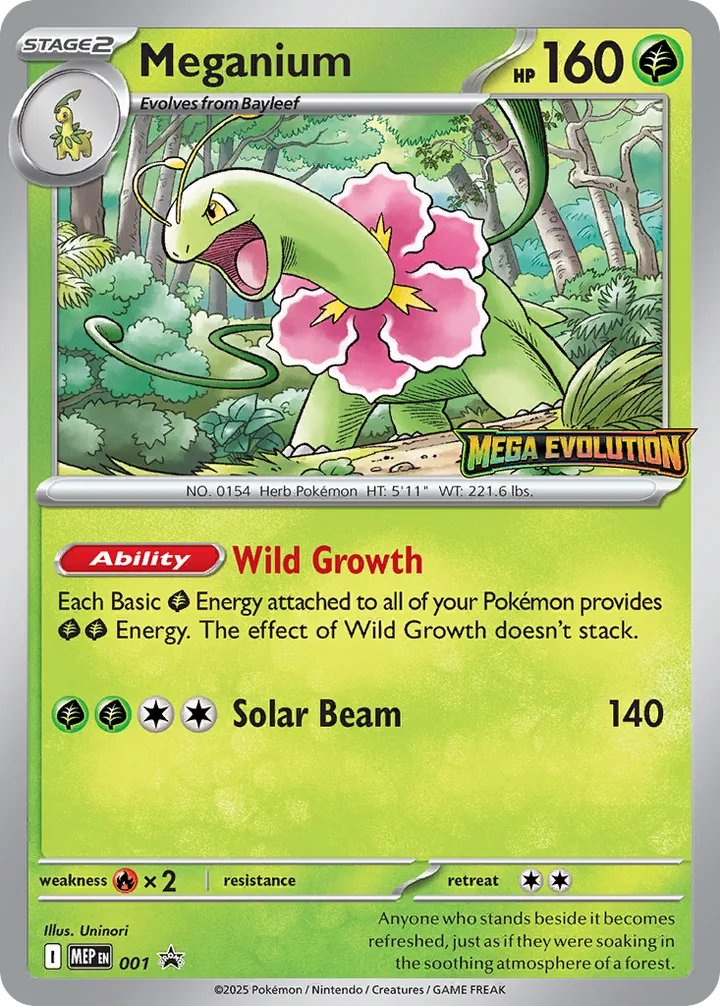 Meganium, Mega Evolution Promos 001