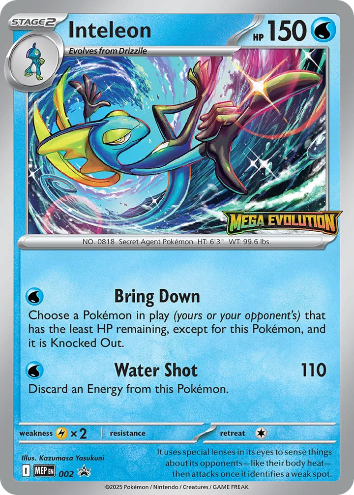 Inteleon, Mega Evolution Promos 002
