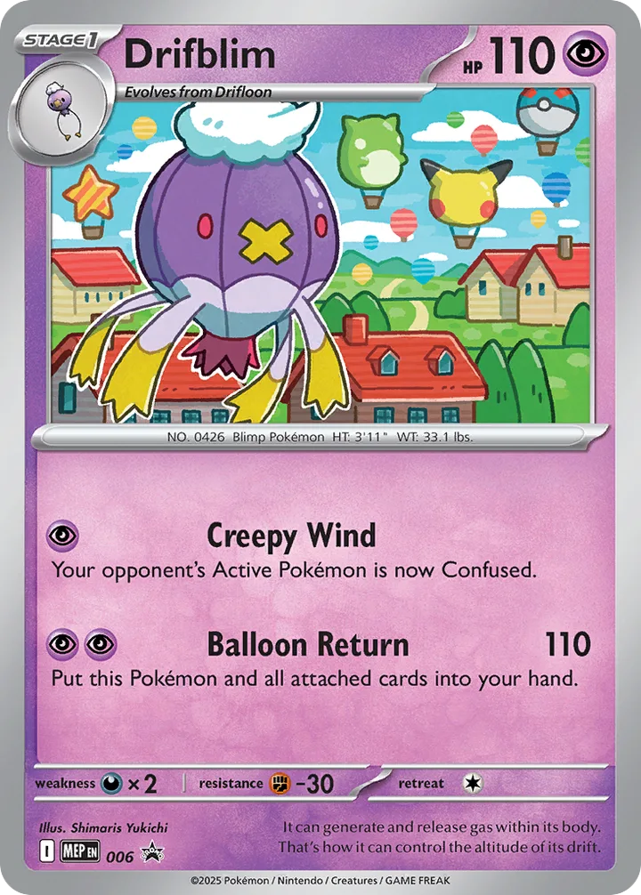 Drifblim, Mega Evolution Promos 006
