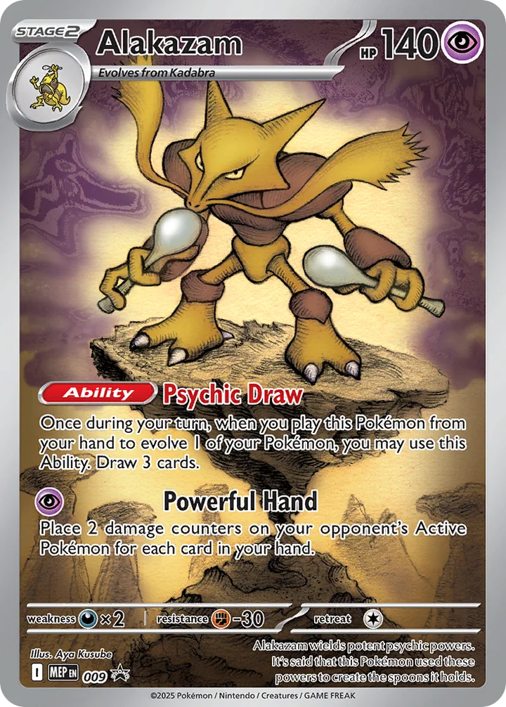 Alakazam, Mega Evolution Promos 009