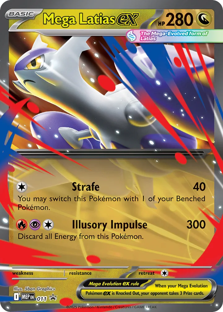 Mega Latias ex, Mega Evolution Promos 011