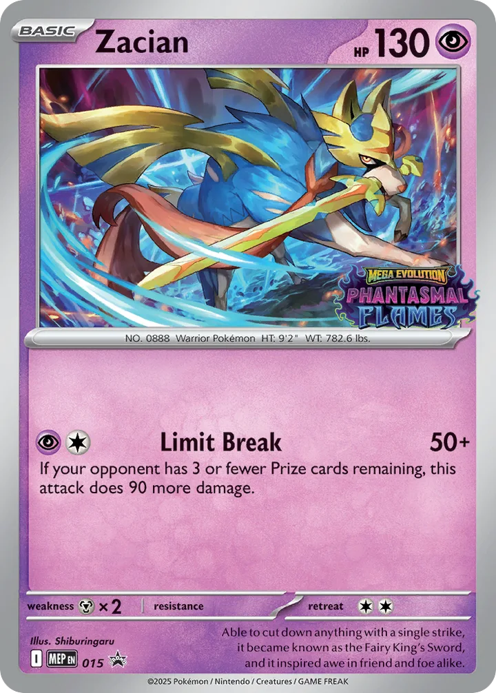 Zacian, Mega Evolution Promos 015