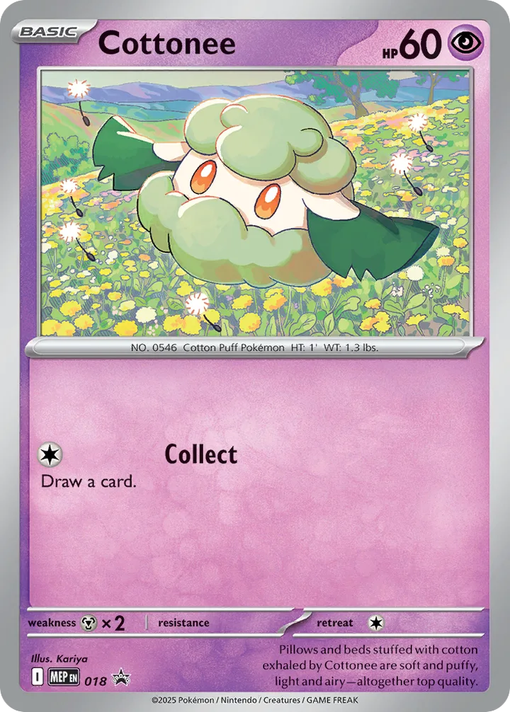 Cottonee, Mega Evolution Promos 018