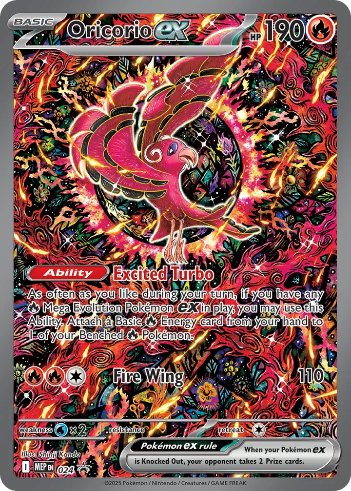 Oricorio ex, Mega Evolution Promos 024