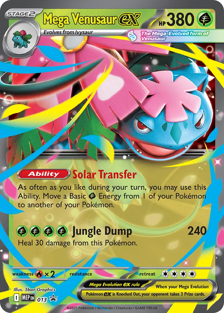 Mega Venusaur ex, Mega Evolution Promos 013