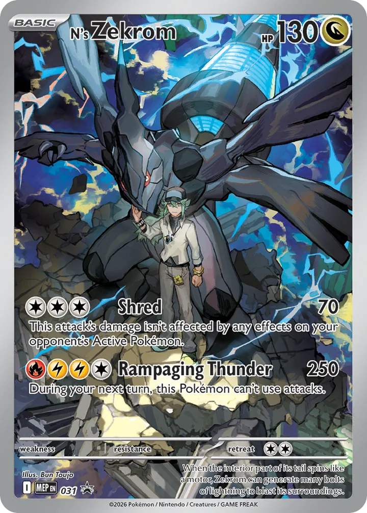 N’s Zekrom, Mega Evolution Promos 031