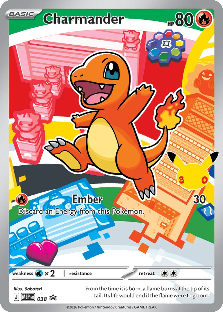 Charmander, Mega Evolution Promos 038