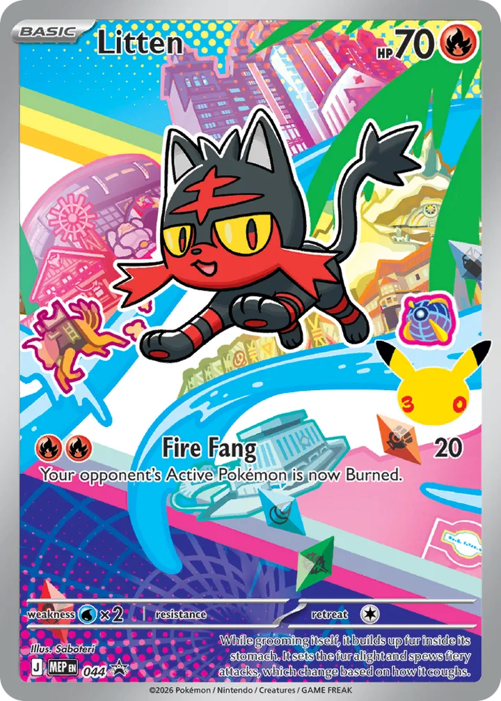 Litten, Mega Evolution Promos 044