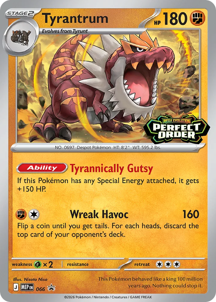 Tyrantrum, Mega Evolution Promos 066