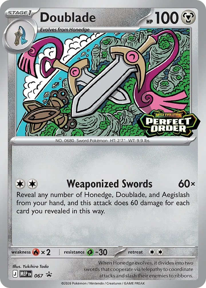 Doublade, Mega Evolution Promos 067