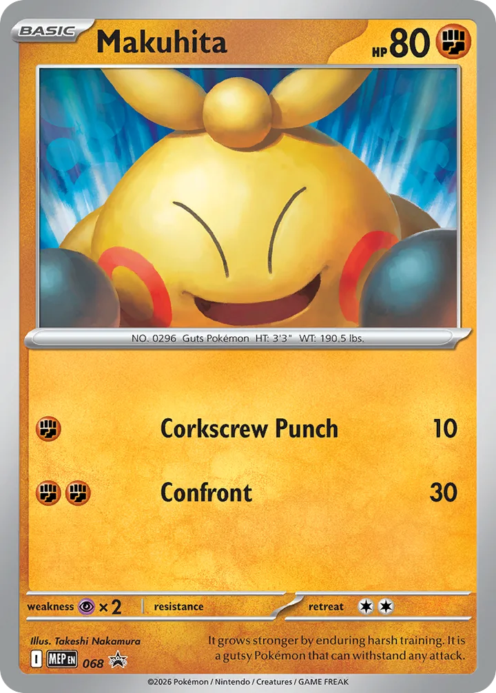 Makuhita, Mega Evolution Promos 068