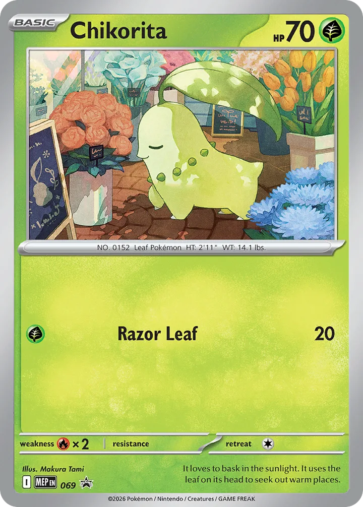 Chikorita, Mega Evolution Promos 069
