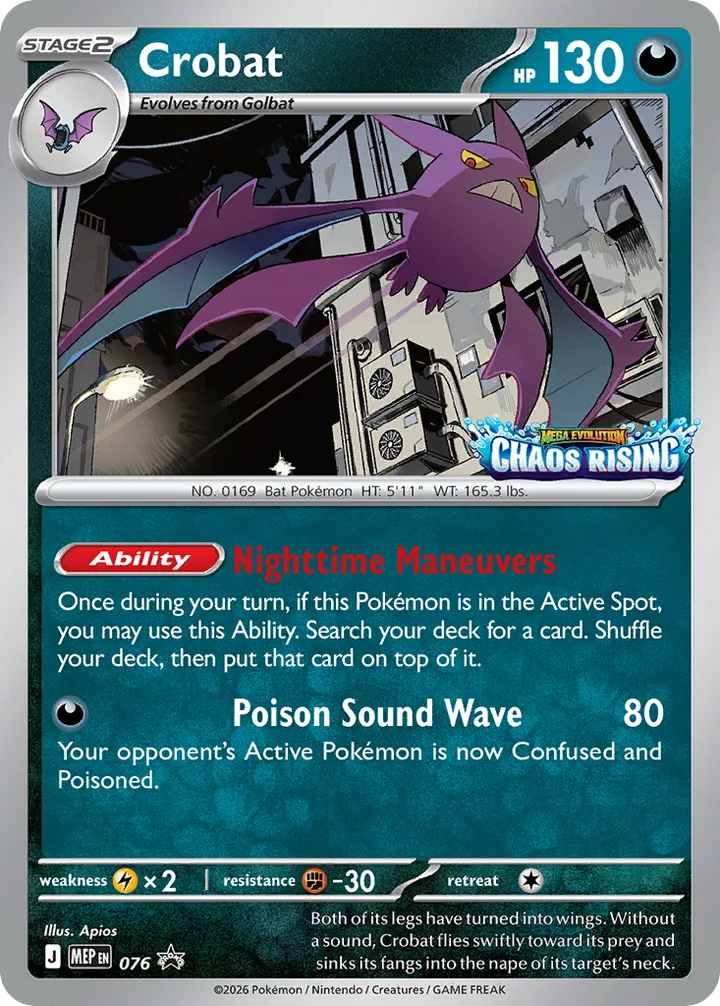 Crobat, Mega Evolution Promos 076
