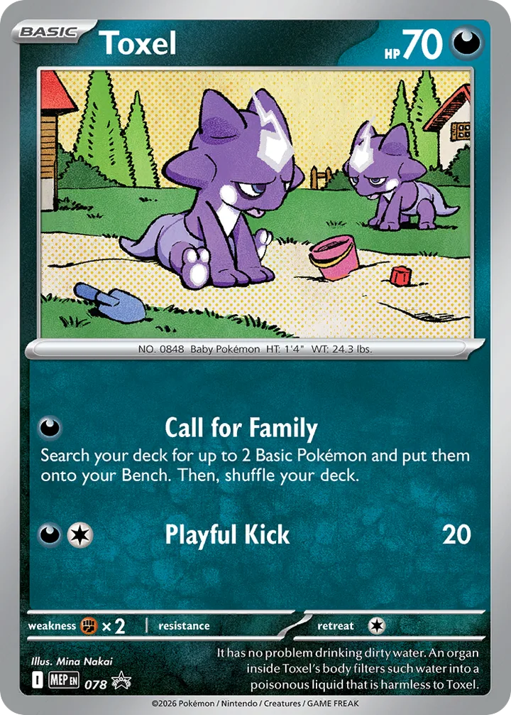 Toxel, Mega Evolution Promos 078