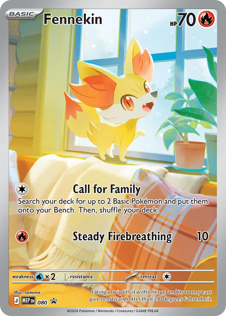 Fennekin, Mega Evolution Promos 080