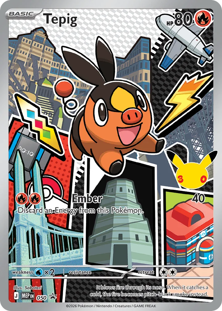 Tepig, Mega Evolution Promos 050