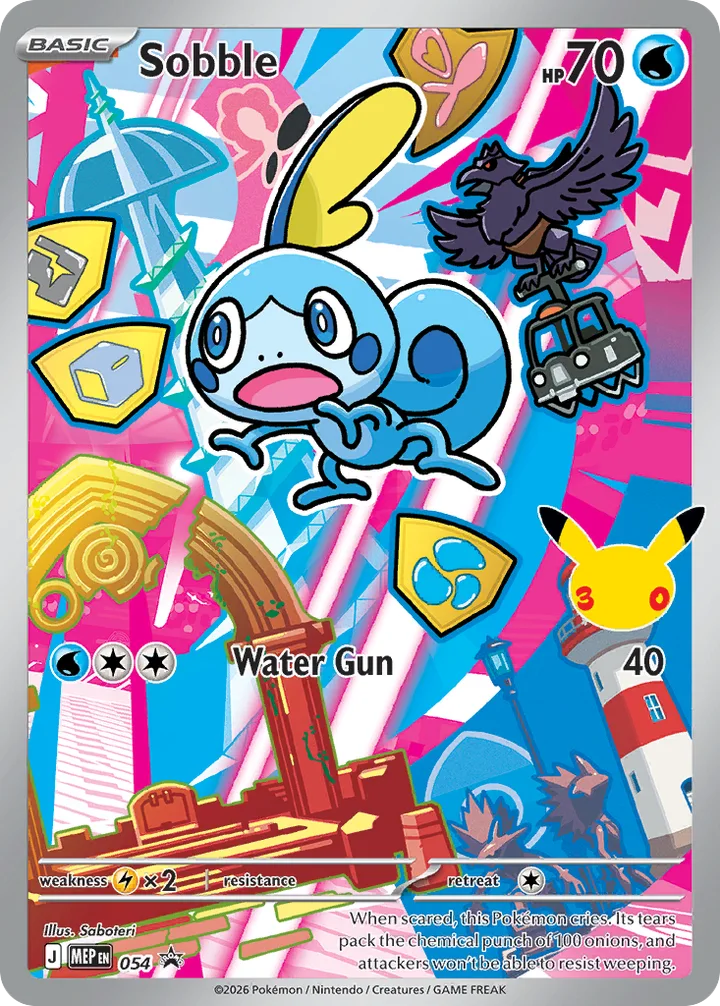 Sobble, Mega Evolution Promos 054