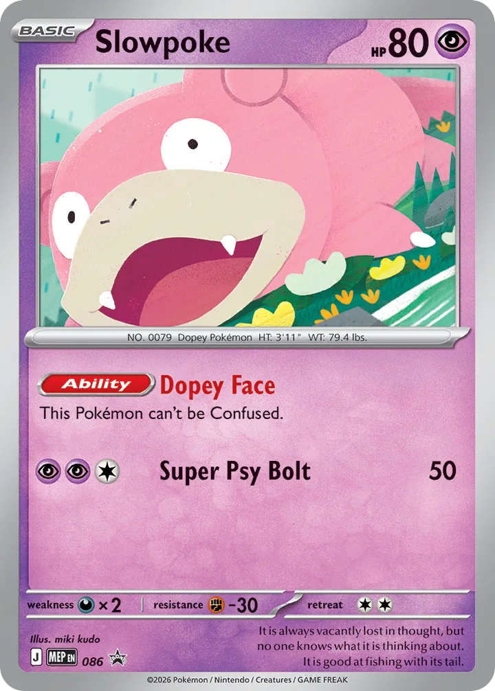 Slowpoke, Mega Evolution Promos 086