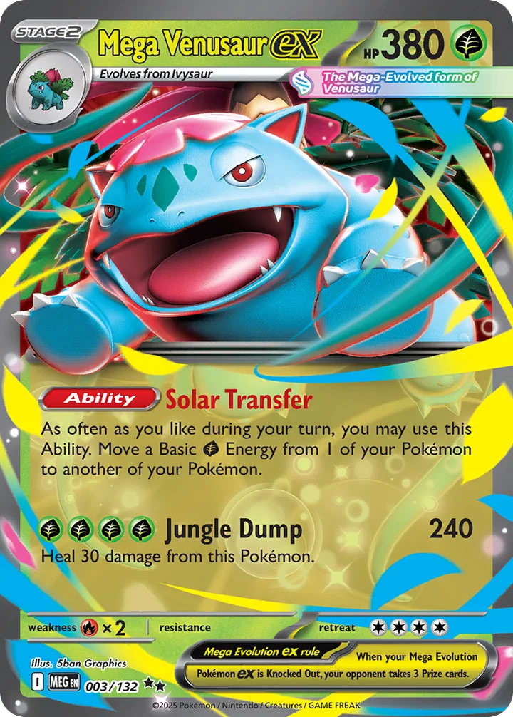 Mega Venusaur ex, Mega Evolution 003/132