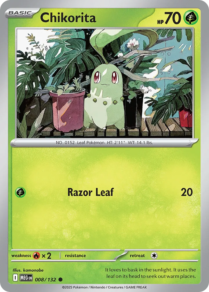 Chikorita, Mega Evolution 008/132