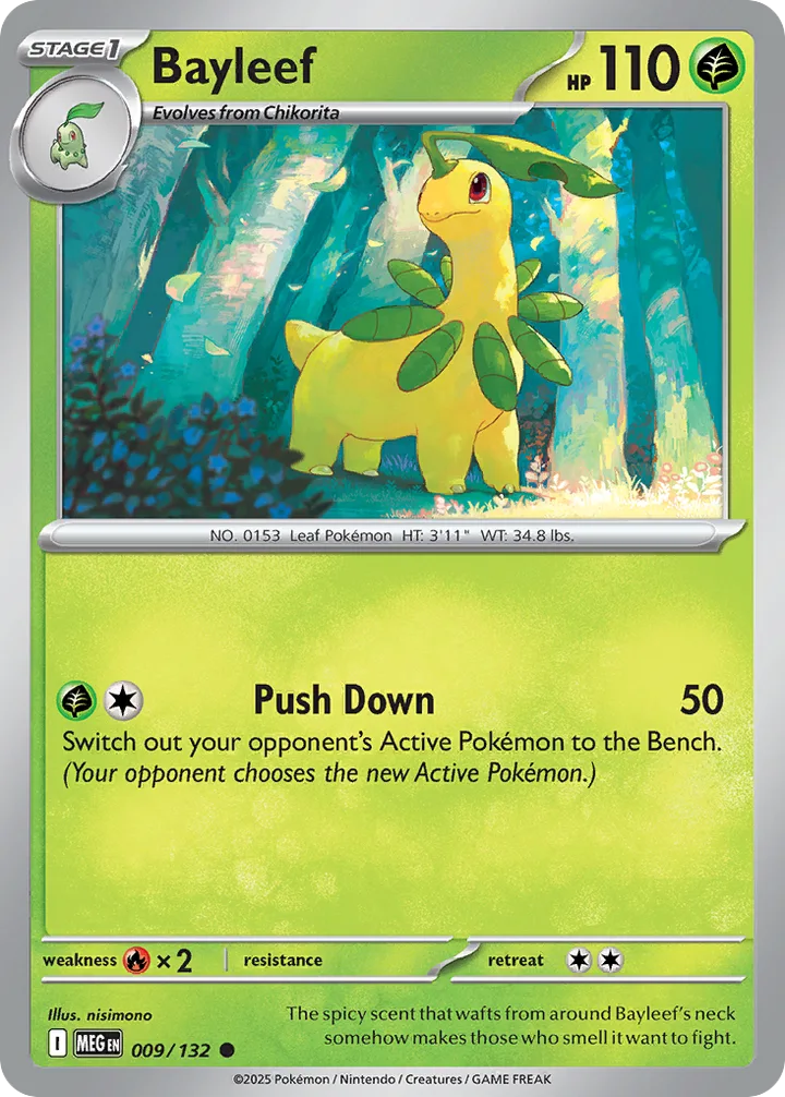 Bayleef, Mega Evolution 009/132
