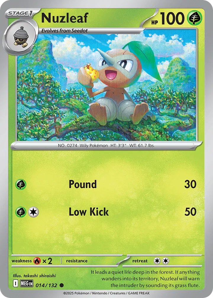 Nuzleaf, Mega Evolution 014/132