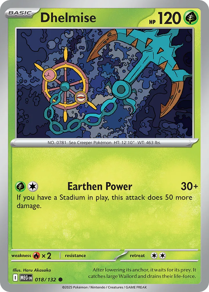 Dhelmise, Mega Evolution 018/132