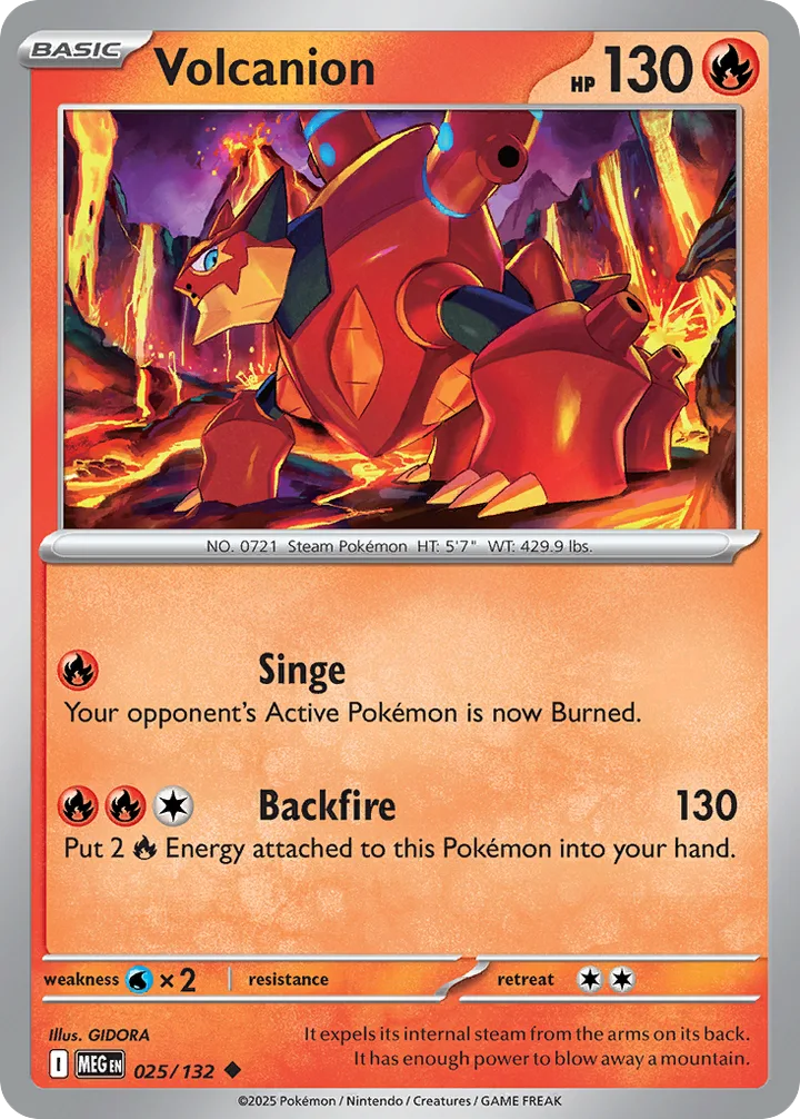 Volcanion, Mega Evolution 025/132