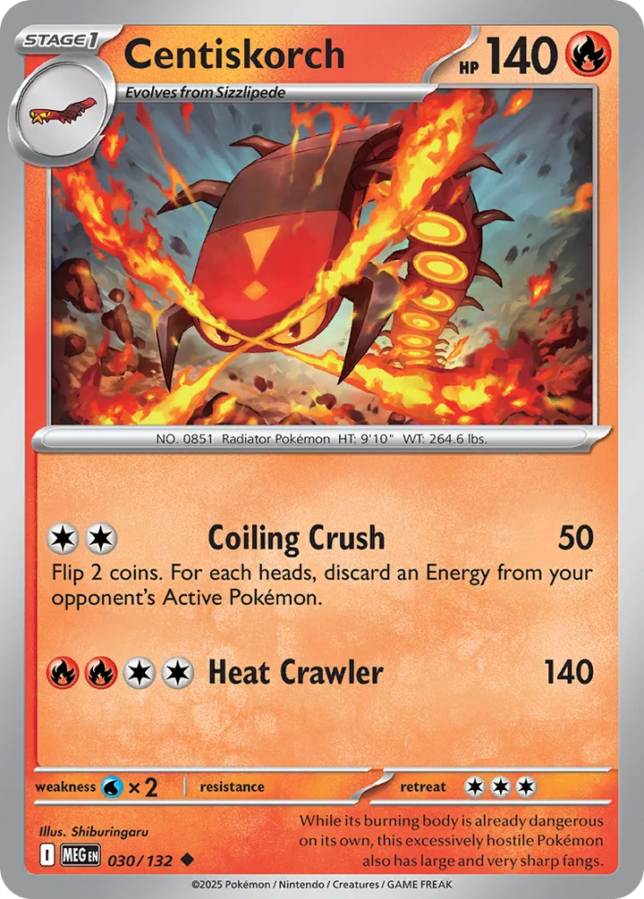 Centiskorch, Mega Evolution 030/132
