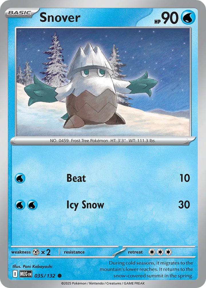 Snover, Mega Evolution 035/132