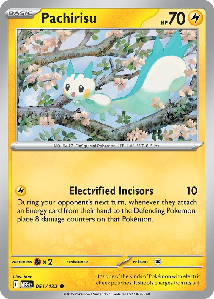Pachirisu, Mega Evolution 051/132