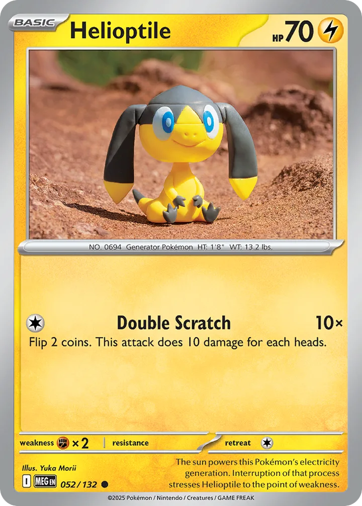 Helioptile, Mega Evolution 052/132