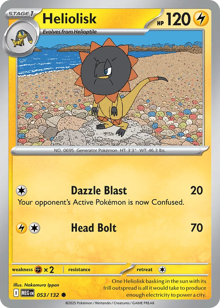 Heliolisk, Mega Evolution 053/132