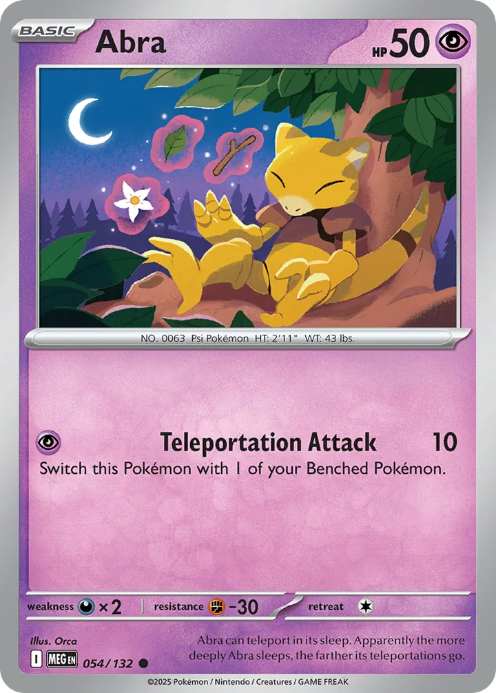 Abra, Mega Evolution 054/132