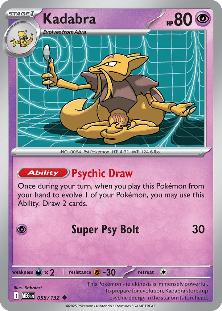 Kadabra, Mega Evolution 055/132