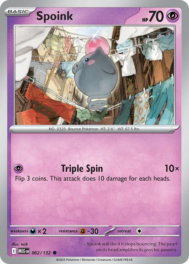 Spoink, Mega Evolution 062/132