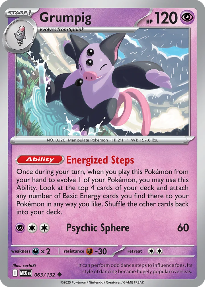 Grumpig, Mega Evolution 063/132