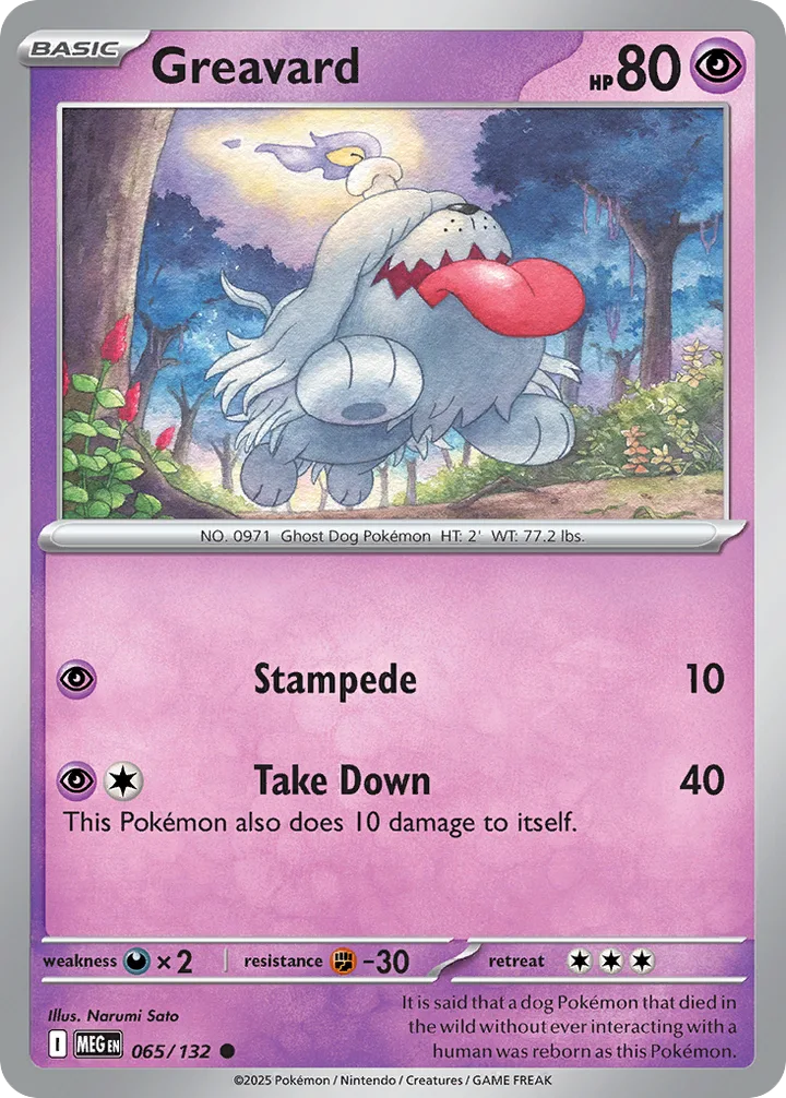 Greavard, Mega Evolution 065/132