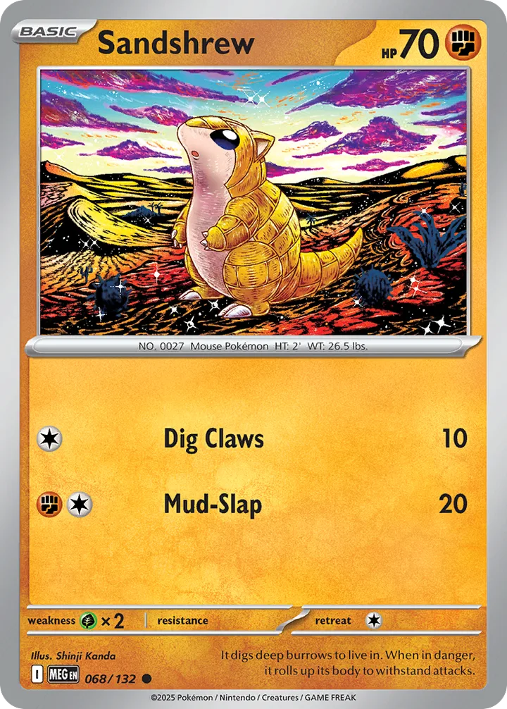 Sandshrew, Mega Evolution 068/132