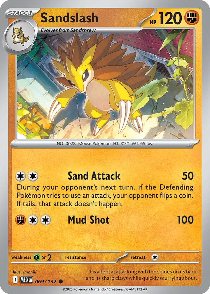 Sandslash, Mega Evolution 069/132