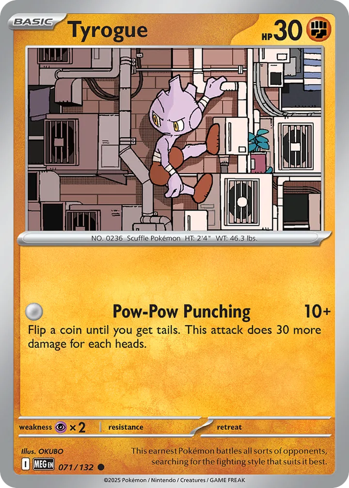 Tyrogue, Mega Evolution 071/132