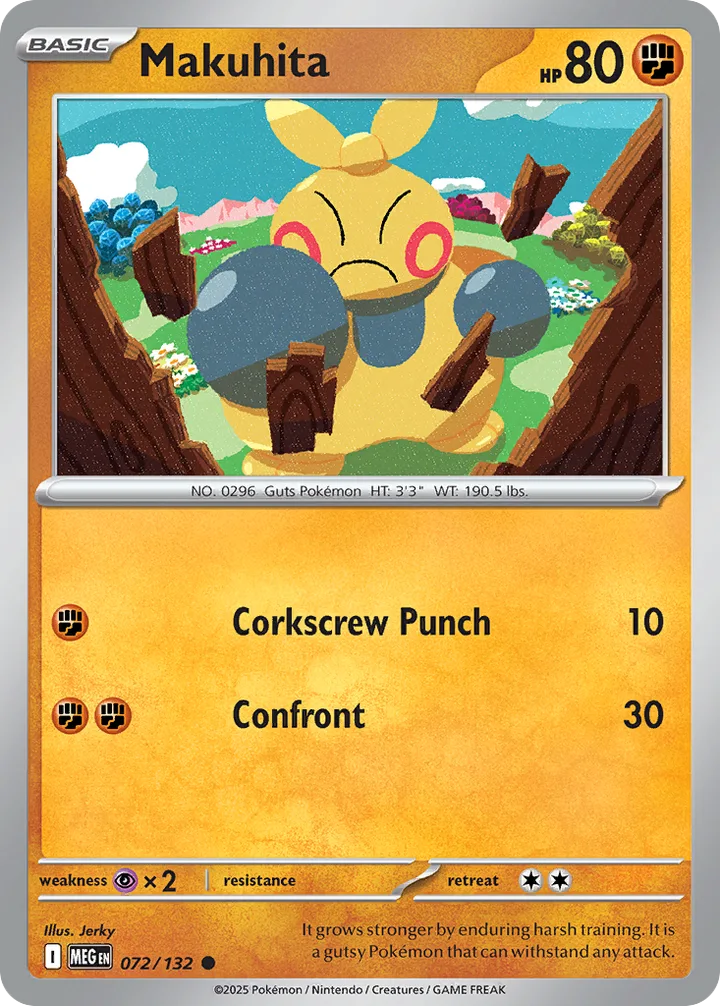 Makuhita, Mega Evolution 072/132