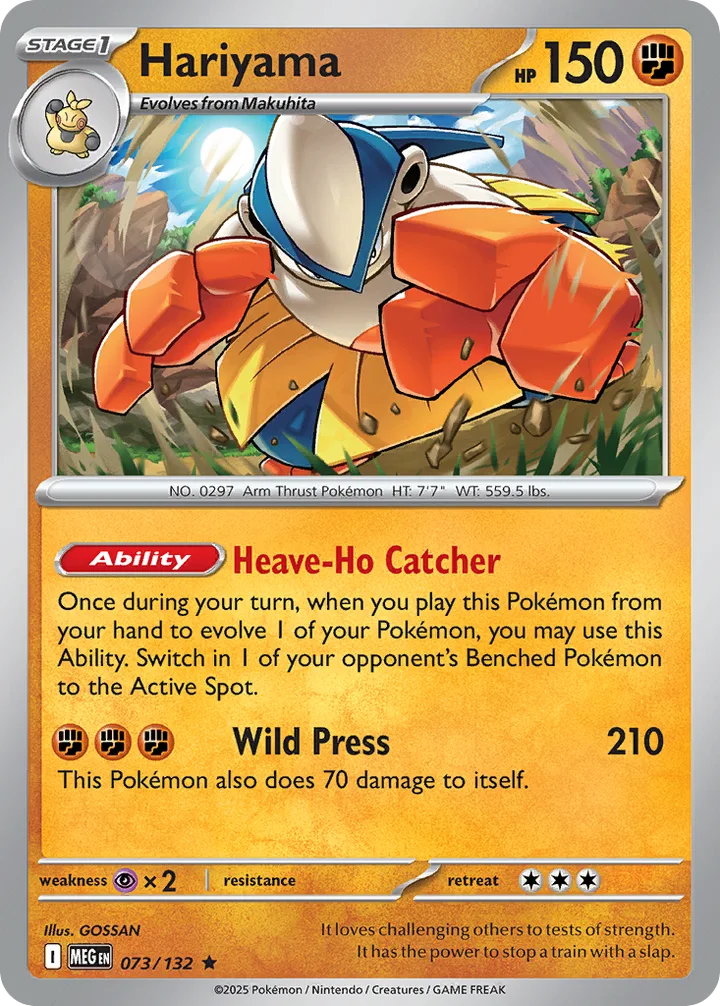 Hariyama, Mega Evolution 073/132
