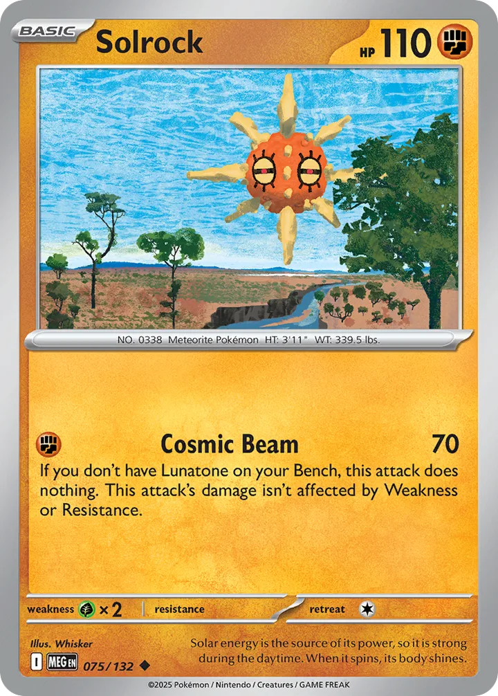 Solrock, Mega Evolution 075/132