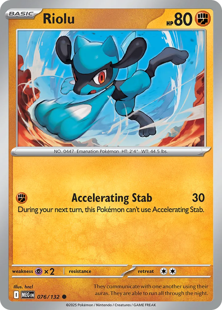 Riolu, Mega Evolution 076/132