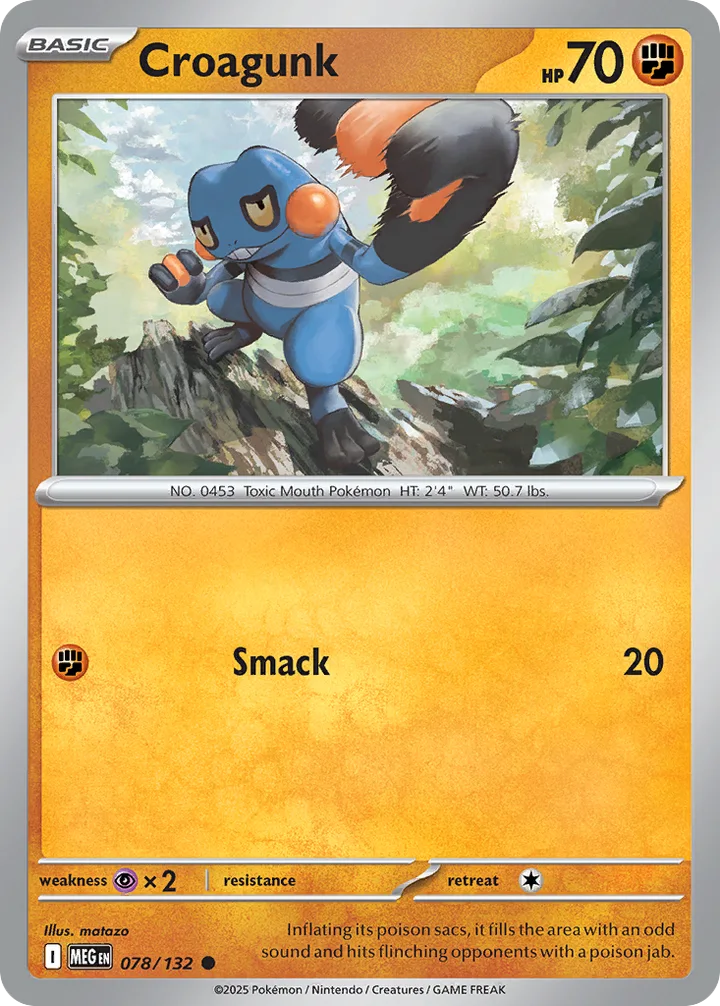 Croagunk, Mega Evolution 078/132