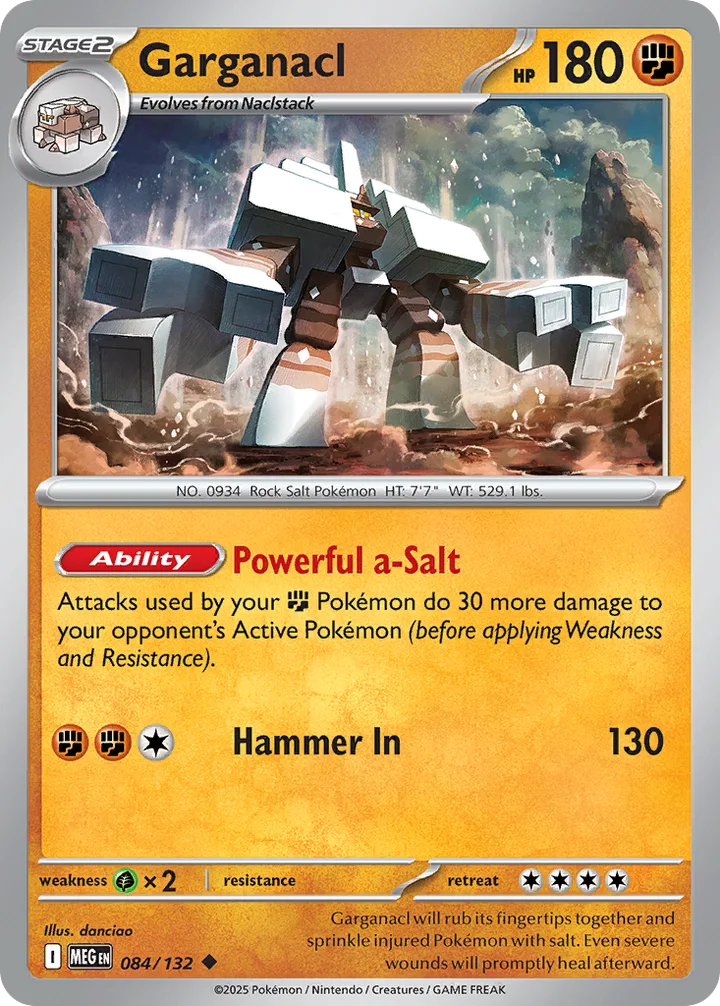 Garganacl, Mega Evolution 084/132