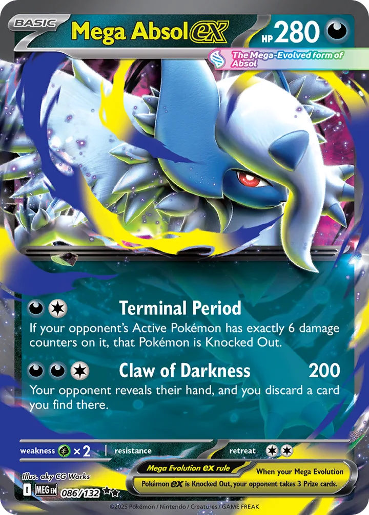 Mega Absol ex, Mega Evolution 086/132
